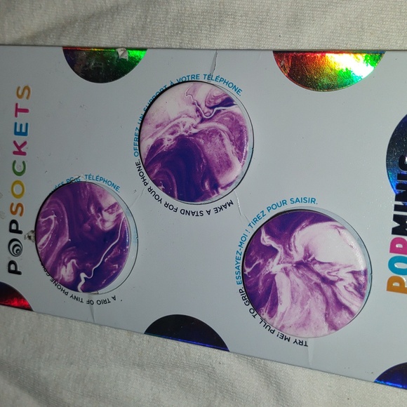 New swirls purple Mini Popsockets PopMinis - Picture 6 of 6